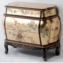 Commode chinoise galbée or