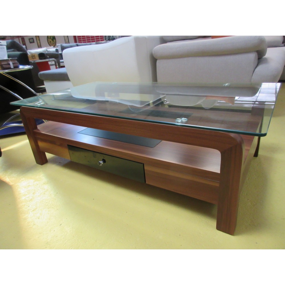 Table de salon verre et bois - Magasin du meuble asiatique et chinois