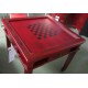 Table chinoise de jeux rouge
