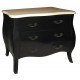 commode chinoise laque blanche 3 tiroirs 