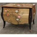 Commode chinoise laque dorée