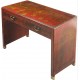 Table d'écriture bureau chinois rouge 2 tiroirs 