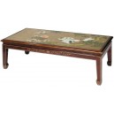 Table chinoise basse laque d'or